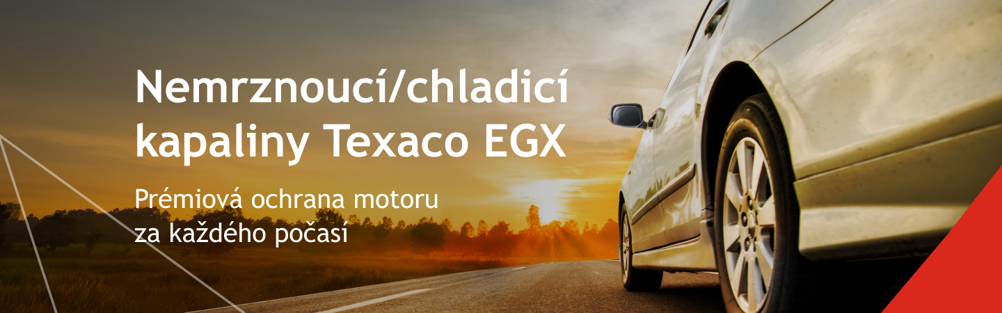 Nemrznoucí/chladicí kapaliny Texaco EGX - Prémiová ochrana motoru za každého počasí 